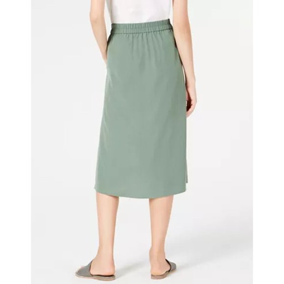 Eileen Fisher Tercel Midi Skirt 29 INCH SIZE L 280$ - Picture 3 of 3